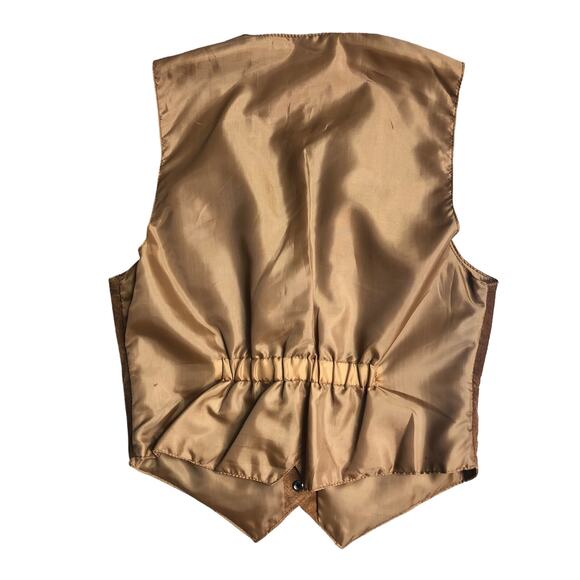 Vintage 70s Vibe Sarah Morgan Suede Fringe Vest Size Medium - Picture 3 of 9